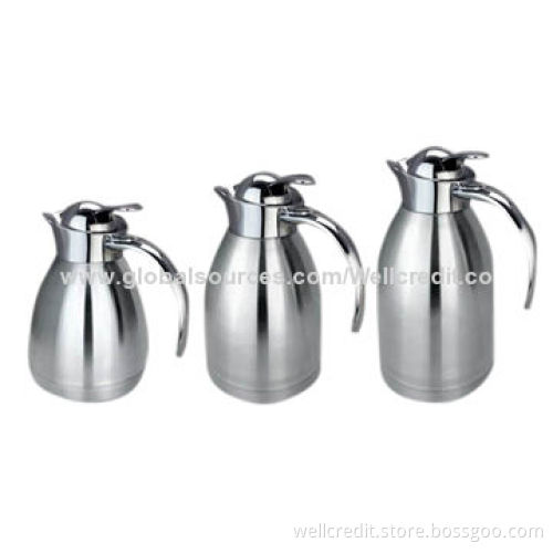 Hot sell stainless steel vacuum coffee pot, easy to use